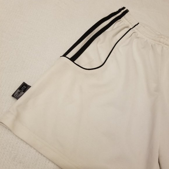Adidas White Shorts Climalite Vintage Basketball Soccer Track or Running Shorts - Picture 4 of 13
